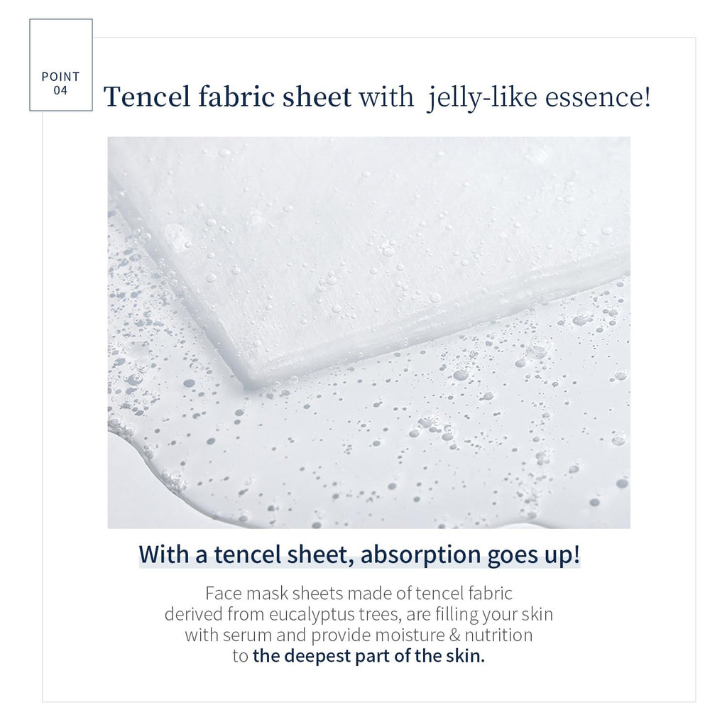 Sapphire Collagen Hydro Essential Mask 10 Sheets Skin Soothing Calming